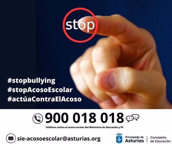 Campaña contra el acoso escolar en Asturias