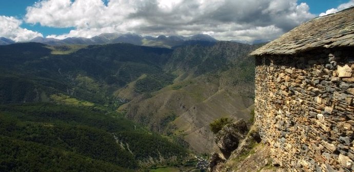 Una zona rural en Catalunya.