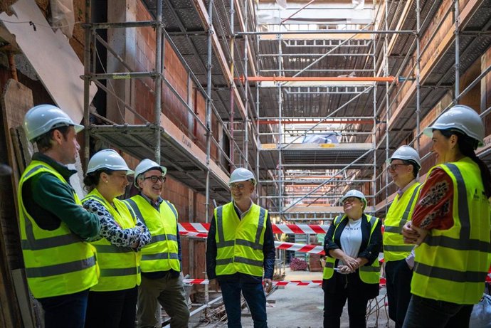 Visita a las obras de remodelación integral del Euskal Museoa Bilbao.