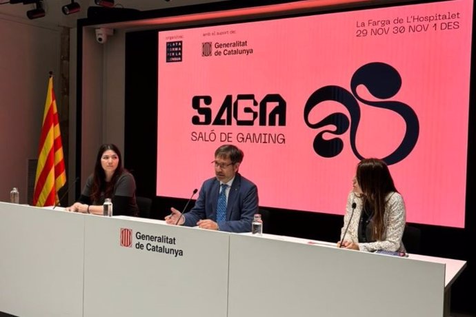 El conseller Vila presenta el tercer salón SAGA, de 'gaming'