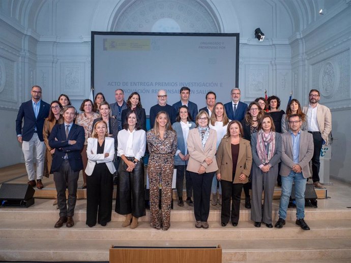 Imagen de la entrega de premios.