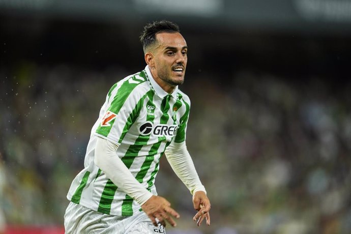 Archivo - Juanmi Jimenez of Real Betis in action during the Spanish league, La Liga EA Sports, football match played between Real Betis and Girona FC at Benito Villamarin stadium on August 15, 2024, in Sevilla, Spain.