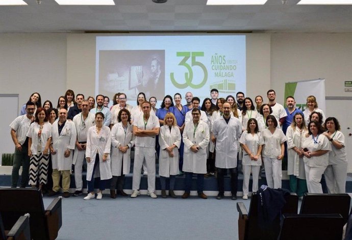 El Hospital Clínico de Málaga se suma a la celebración del día de la Radiología para ayudar a visibilizar esta especialidad