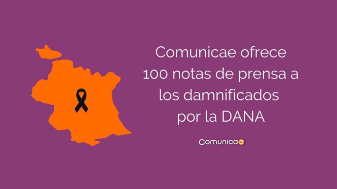 Comunicae ofrece 100 notas de prensa a damnificados por la DANA