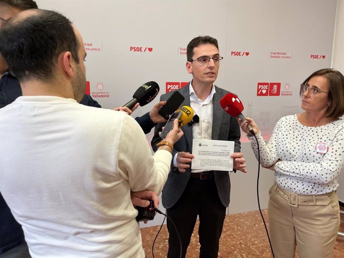 El portavoz del Grupo Municipal Socialista en el Ayuntamiento de Valladolid, Pedro Herrero.