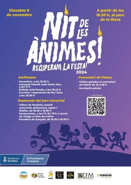 Cartel de la 'Nit de les Ànimes'.