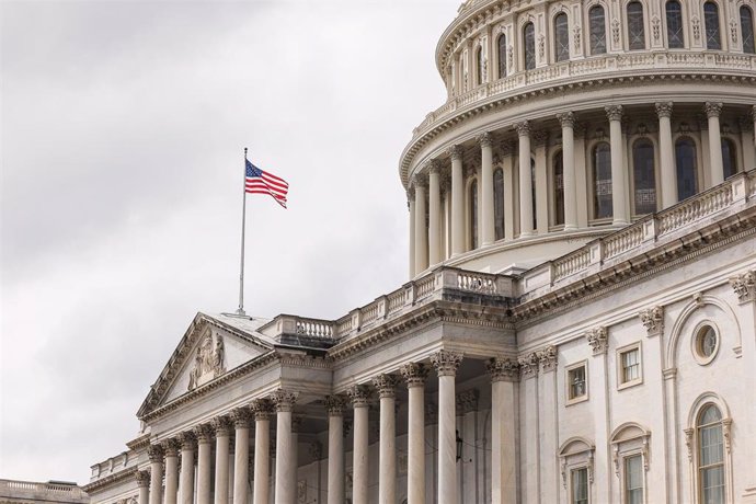 Archivo - Vista general del Capitolio de Estados Unidos