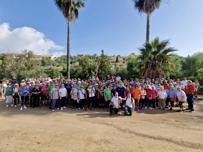 Excursión de los participantes en el programa de estancias para mayores del Consell de Mallorca.