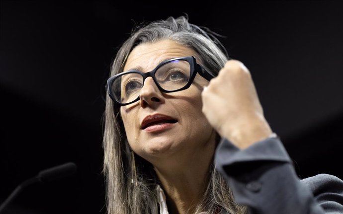 November 5, 2024, Ottawa, On, Canada: Francesca Albanese, United Nations Special Rapporteur on the situation of human rights in the Palestinian Territories occupied since 1967, speaks with reporters during a news conference on Parliament Hill, Tuesday, No