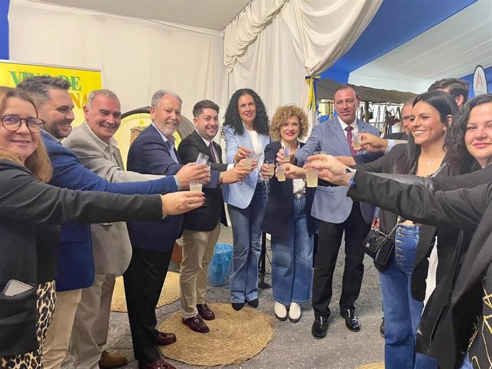 Inauguración de la VIII Feria del Vino de Chucena (Huelva).