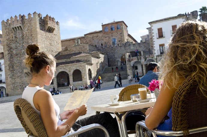 Turistas visitan Extremadura