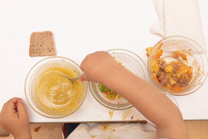 Comedor en escuela infantil.