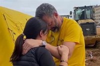 La alcaldesa de Catarroja, sobre el contingente aragonés: "Se ha ganado el corazón de los valencianos"