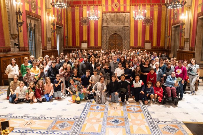 El alcalde de Barcelona, Jaume Collboni, en la inauguración del nuevo curso de les 'Escoles + Sostenibles'