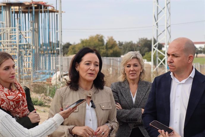 Crespín atiende a los medios en Pozoblanco.