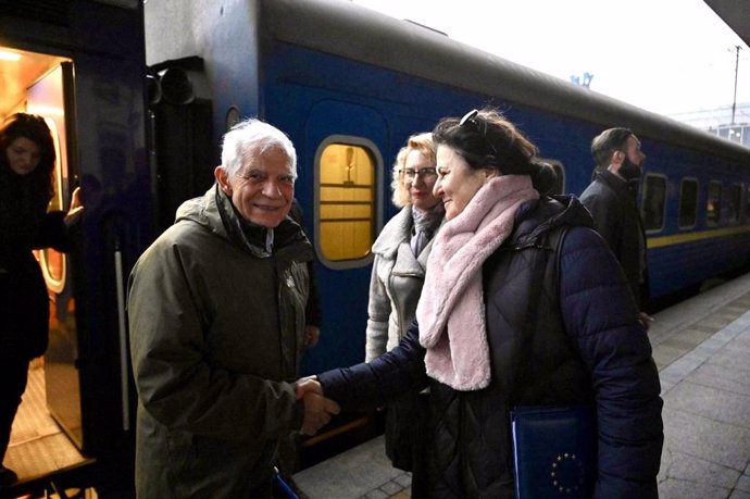 Josep Borrell llega a Kiev, a 9 de noviembre de 2024