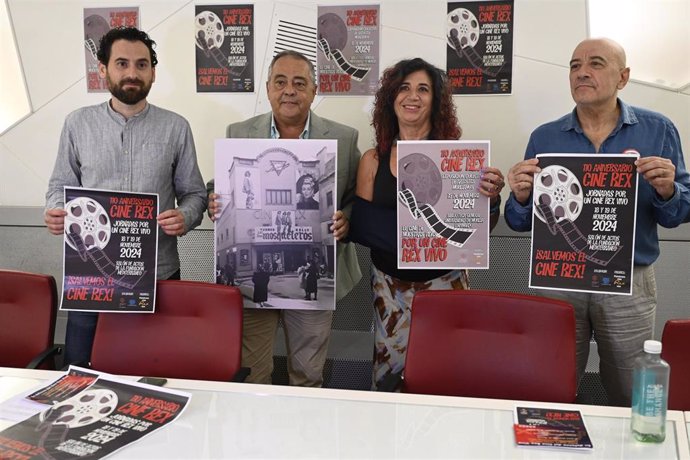 Presentación de las jornadas por el cine Rex