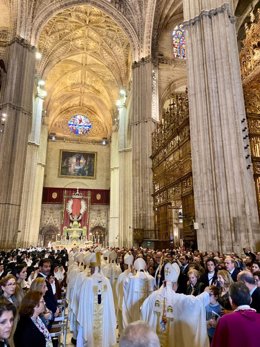 Ceremonia de beatificación del padre Torres Padilla en la Catedral de Sevilla 