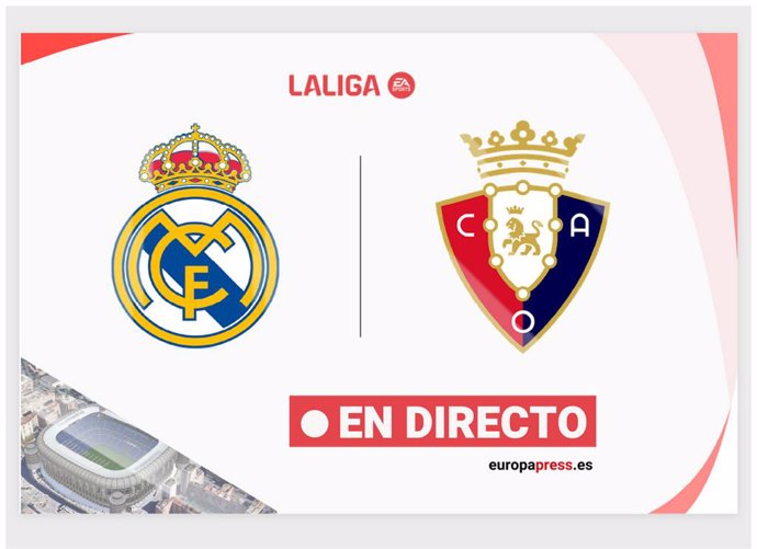 LaLiga EA Sports - Real Madrid - Osasuna | En directo: resumen, goles y resultado hoy