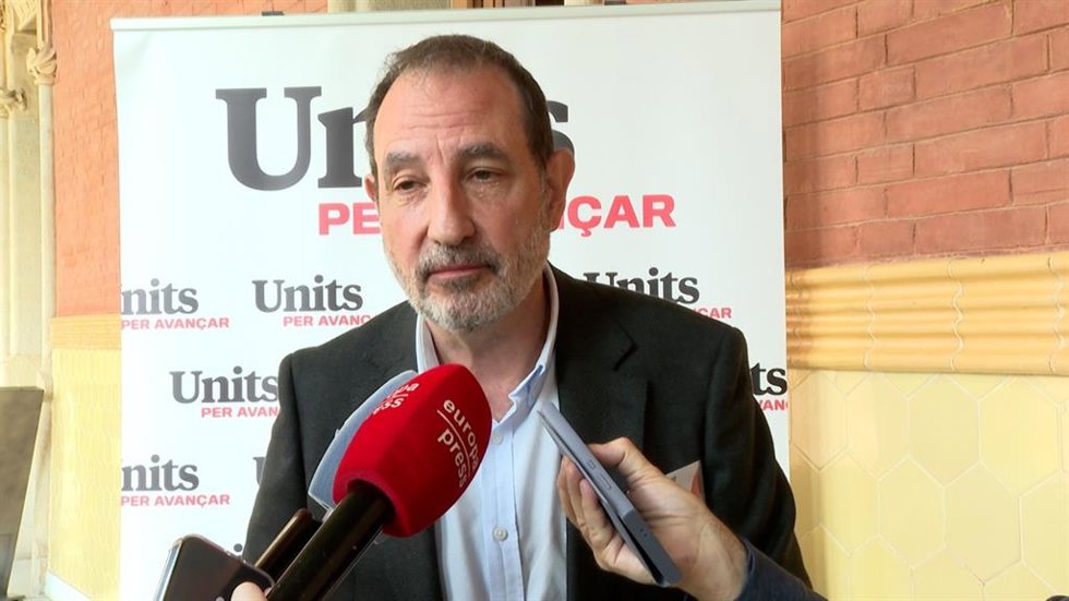 El conseller de Justicia y Calidad Democrática y líder de Units per Avanar, Ramon Espadaler, en una atención a los medios este sábado