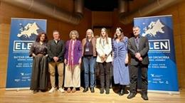 La vicelehendakari y consejera de Cultura y Política Lingüística, Ibone Bengoetxea, en la Asamblea General de la Red Europea para la Igualdad de las Lenguas-ELEN