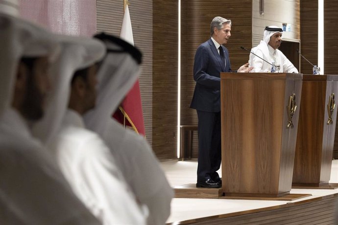 El secretario de Estado de EEUU, Antony Blinken, de visita en Doha (Qatar) 