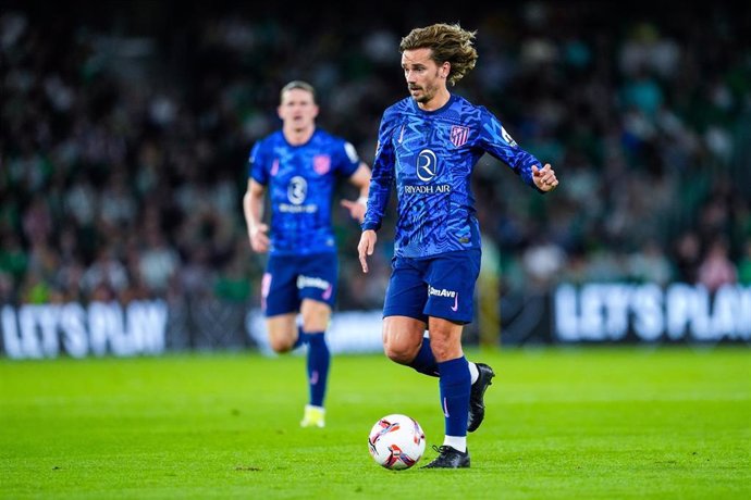 Antoine Griezmann, en un partido con el Atlético de Madrid.