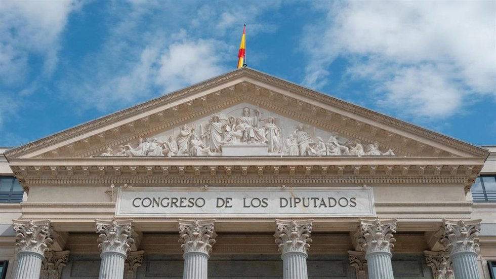 Archivo - Fachada del Congreso de los Diputados, a 19 de septiembre de 2023, en Madrid (España).
