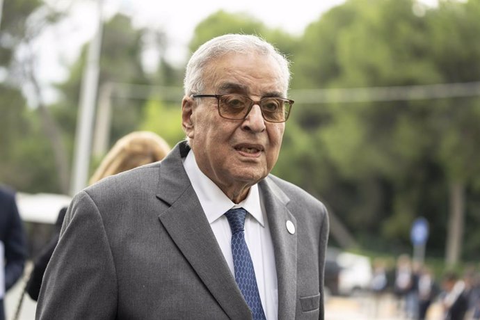 October 22, 2024, Pescara, Abruzzo, Italy: Lebanese Foreign Minister Abdallah Bou Habib during the welcome ceremony of the Group of Seven (G7) Development Ministers Summit at the Aurum in Pescara, Italy, on October 22, 2024.  The main objective of the G7 