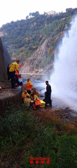 Rescatado en estado grave un hombre tras un accidente en parapente en Cercs (Barcelona)