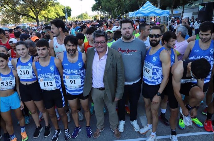 Imagen de la salida de la Carrera Popular de Jerez