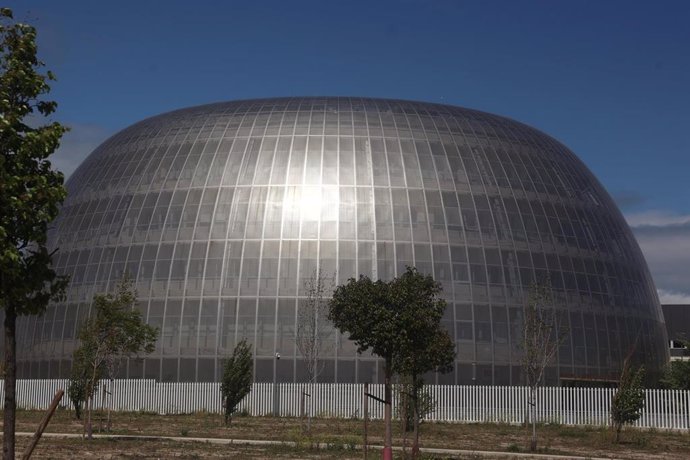 Archivo - Vista de la fachada del edificio de la Ciudad de la Justicia, a 8 de abril de 2024