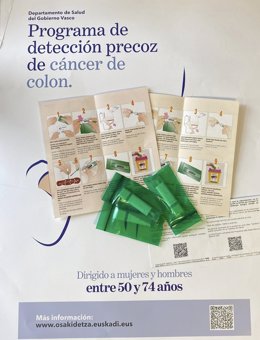 Kit para realizar el cribado de colon y recto.