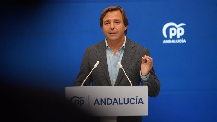 El secretario general del PP-A, Antonio Repullo, este lunes