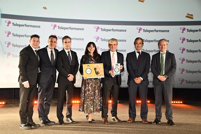 El equipo de Teleperformance España recoge el premio al Proveedor Más Recomendado del Año