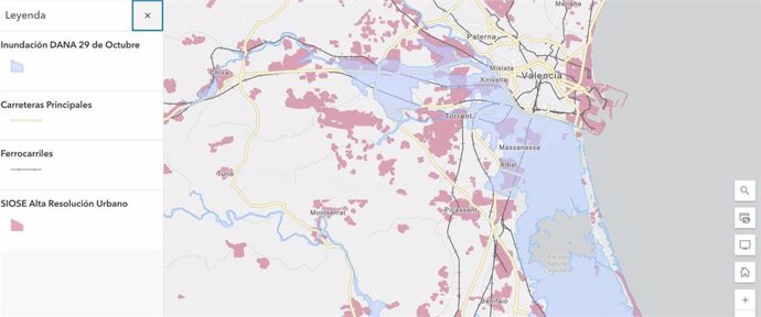 Una investigación coordinada por la profesora del Departamento de Geografía de la Universitat de València (UV) Carmen Zornoza ha elaborado la cartografía de las inundaciones provocadas por la DANA que arrasó parte de la provincia de Valencia