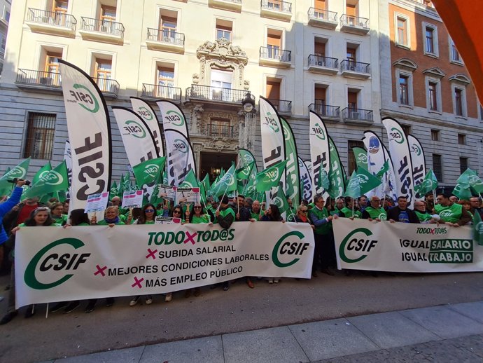 Manifestación de CSIF a 11 de noviembre de 2024 