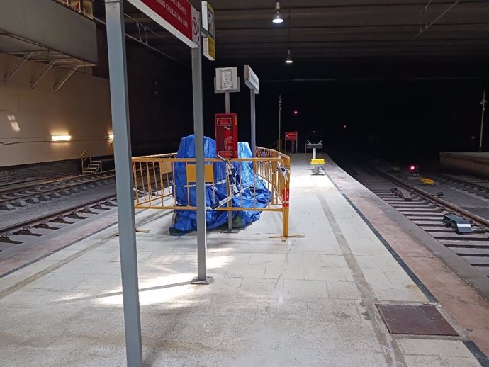 Obras de mejora de la accesibilidad en la estación Terrassa Estació del Nord (Barcelona)