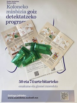 Osakidetzak 74 urtera arte luzatu du kolon-ondesteko baheketa