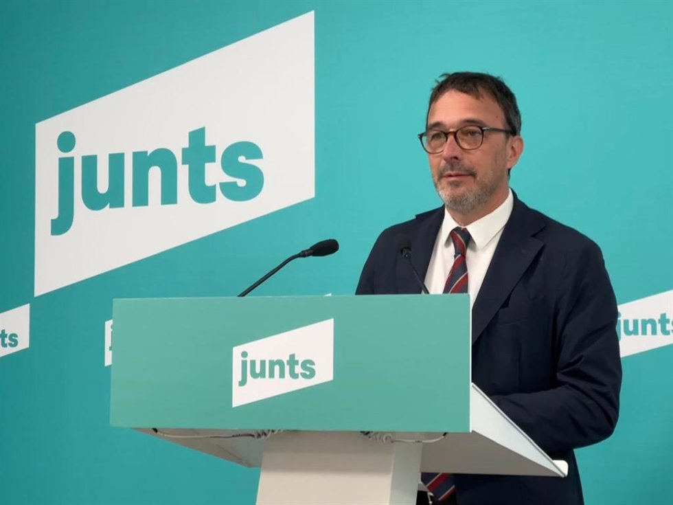 El portavoz de Junts, Josep Rius