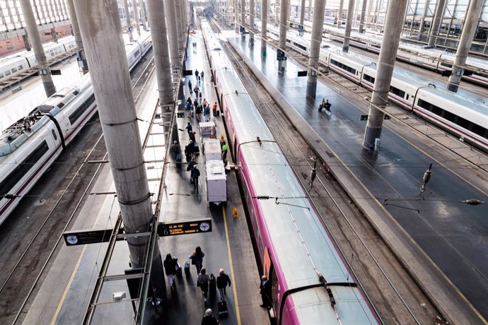 La estación de tren de Atocha