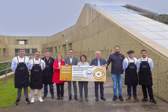 La Cena Solidaria de Diputación de Gipuzkoa, Basque Culinary Center y Mahaia apoyará también a las víctimas de la DANA