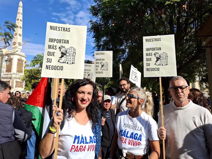 IU Málaga pide que "el clamor ciudadano por el derecho a la vivienda tenga respuesta institucional a la altura"