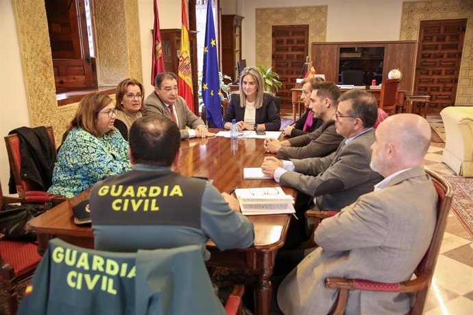 La Delegada Del Gobierno Recibe A Alcaldesas Y Alcaldes De Los Montes De Toledo Ante La Inminente Campaña De Recogida De La Aceituna.