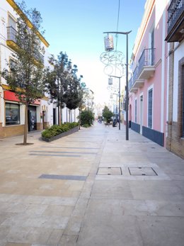 Calle La Mina de Alcalá de Guadaíra (Sevilla).