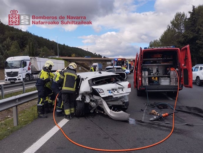 Imagen del accidente.