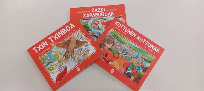 Bilboko Udalak Miren Agur Meaberen eta Paul Caballeroren argitaragabeko haurrentzako ipuinen trilogia bat kaleratu du