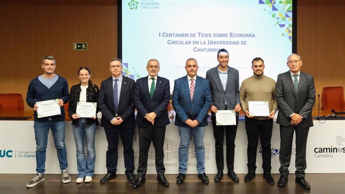 La Cátedra MARE entrega los premios del I Certamen sobre tesis doctorales en Economía Circular