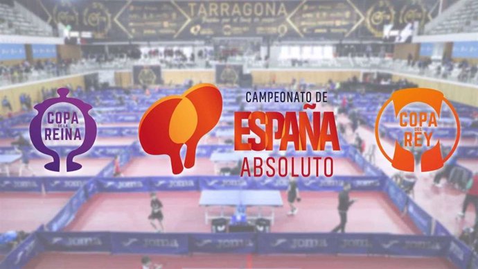 Cartel promocional del Campeonato de España absoluto, la Copa del Rey y la Copa de la Reina de Tarragona 2025