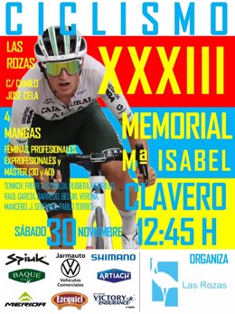 Los exciclistas Óscar Freire, Igor Astarloa y Pavel Tonkov, entre otros, disputarán el 30 de noviembre el XXXIII Memorial Clavero en Las Rozas (Madrid).